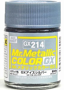 Gunze - Mr.Metallic Color GX214 - Ice Silver (Metallic)