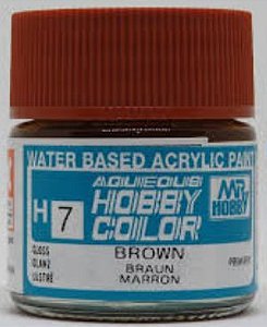 Gunze - Aqueous Hobby Colors 007 - Brown (Gloss)