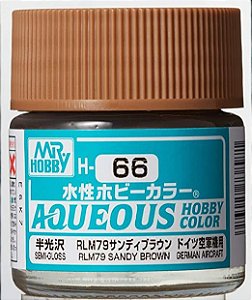 Gunze - Aqueous Hobby Colors 066 - RLM79 Sandy Brown (Semi-Gloss)
