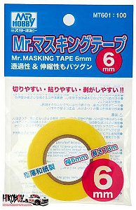 Gunze - Mr.Masking Tape 6mm - Fita para Mascarar