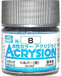 Gunze - Acrysion Color 008 - Silver (Metallic)