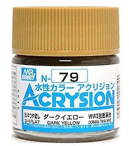 Gunze - Acrysion Color 079 - Dark Yellow (Flat)