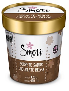 Sorvete de Chocolate Belga - Pote de 490ml