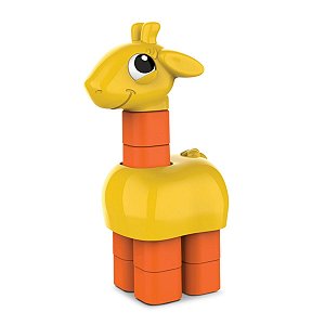 Fofo Blocos 8 Peças - Gina Girafa