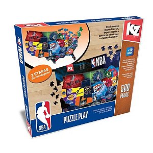 Quebra-cabeça 200 Peças - NBA - Mary Toys Brinquedos