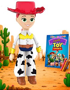 Boneca Jessie Toy Story Musical Elka 23cm Com Som Revista Grátis
