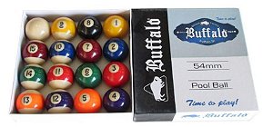 Jogo de Bolas de Sinuca - 54 mm - Buffalo Snooker