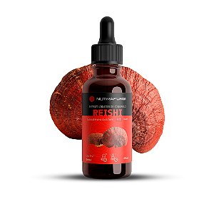 Extrato de Cogumelo Reishi (Ganoderma lucidum). 60 mL