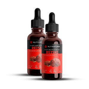 KIT 2 Extratos de Cogumelo Reishi (Ganoderma). 60 mL