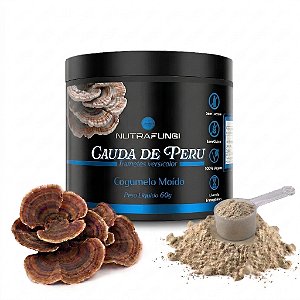 Cogumelo Cauda de Peru em Pó. 60g.