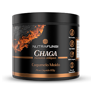 Cogumelo Chaga Moído. 60g.