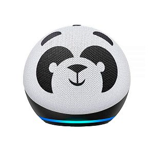 Caixa de Som Amazon Echo Dot 4º Geração Kids Edition Panda