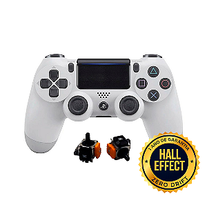 Controle Sem Fio Original PS4 Hall Effect Branco Seminovo