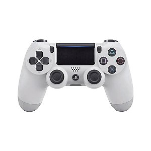 Controle Sem Fio Sony PlayStation DualShock 4 Branco Seminovo