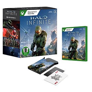 Jogo Halo Infinite Edição Exclusiva + Baralho -  Xbox One e Xbox Series X