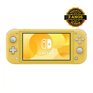 Console Nintendo Switch Lite 32GB Amarelo + Jogos Digitais + Cartão de Memoria 256GB Seminovo
