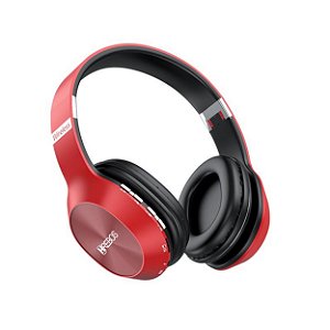 Headphone Wireless HRebos HS-187 Vermelho C1
