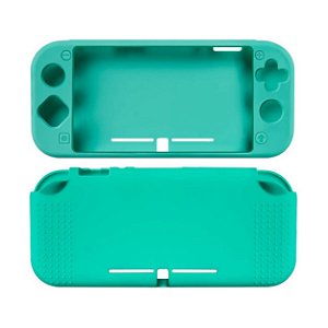 Case Nintendo Switch Lite Rígido Verde Liso