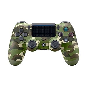Controle Sem Fio Sony PlayStation DualShock 4 Camuflado Verde