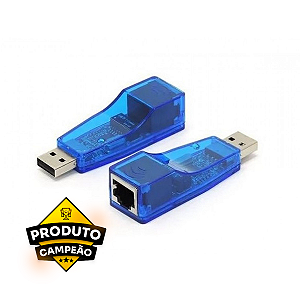 Adaptador USB Macho para Rede RJ45