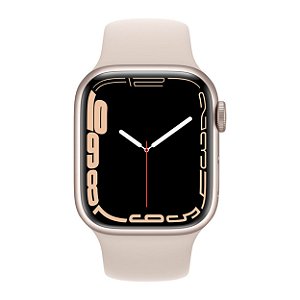 Apple Watch Series 7 45mm Starlight Aluminium Case