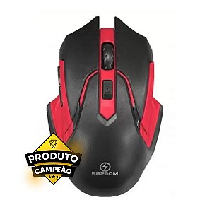 Mouse Kapbom Wireless KA-611 Vermelho