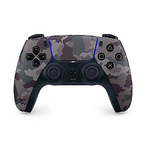 Controle Sem Fio Sony PlayStation DualSense PS5 Grey Camo