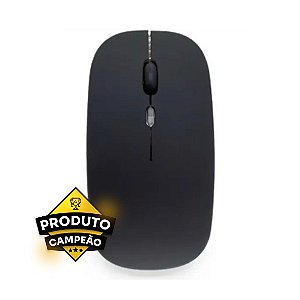 Mouse Kapbom Wireless KA-618 Recarregável Preto