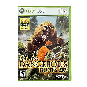 Jogo Cabelas Dangerous Hunts 2009 - Xbox 360 Seminovo