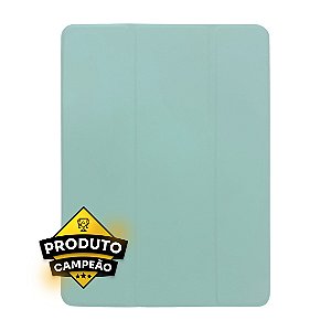 Capa para iPad 7,8 e 9 Gen Silicone 10.2 / 10.5 Pol Azul Bebê