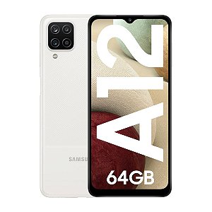 Smartphone Samsung Galaxy A12 64GB 4GB Branco Seminovo