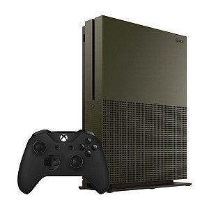 Console Xbox One S 1TB Edição Especial Verde Militar Seminovo