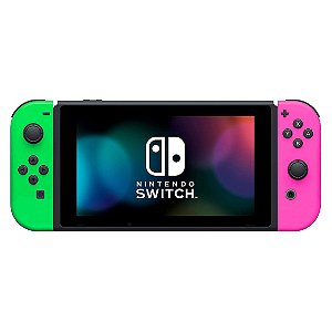 Console Nintendo Switch 32GB HAD V2 Rosa e Verde Seminovo
