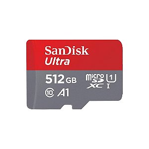 Cartão de Memória SanDisk 512GB Ultra 150MB/s MicroSDXC