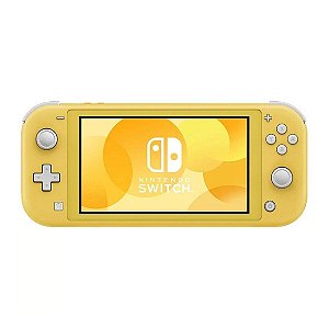 Console Nintendo Switch Lite 32GB Amarelo + Jogos Digitais + Cartão de Memoria 128GB