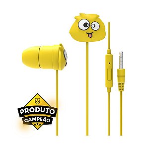 Fone de Ouvido P2 Xtrad LC-869 Deman Amarelo