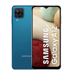 Smartphone Samsung Galaxy A12 64GB 4GB Azul Seminovo