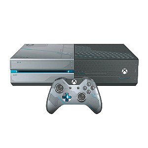 Console Xbox One FAT 1TB Edição Especial Halo 5 Guardians Seminovo