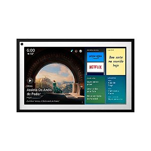 Smart Speaker Amazon Echo Show 15 Preto e Branco