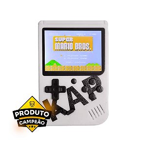 Mini Game Portátil Retrô 400 Jogos Kapbom KA-1189 Branco