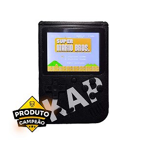 Mini Game Portátil Retrô 400 Jogos Kapbom KA-1189 Preto