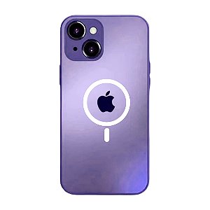 Capa MagSafe para iPhone 14 Fosca Com Proteção De Câmera