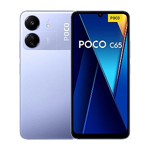 Smartphone Poco C65 256GB 8GB Lilás (pequena avaria tampa traseira)
