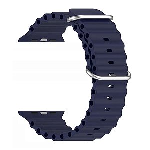 Pulseira para Apple Watch Silicone Ondas 42/44/45/49mm