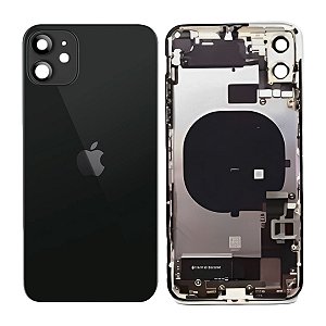 Pç para Apple Tampa Traseira com Estrutura iPhone 11 Preto