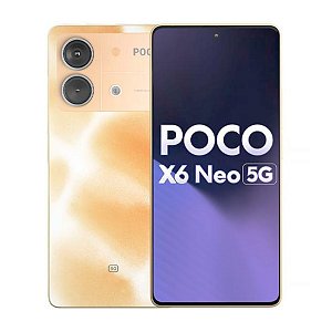 Smartphone Poco X6 Neo 5G 128GB 8GB Laranja Índia