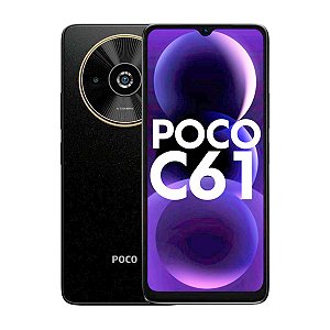 Smartphone Poco C61 128GB 6GB Preto Índia