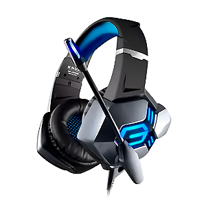 Headset Gamer Com Fio Iluminação LED Knup KP-FN600