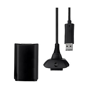 Kit Bateria + Cabo Kapbom KAP-H360 - Xbox 360 Seminovo