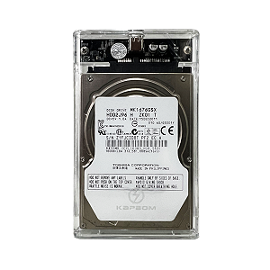 HD Interno SATA 160GB 2.5'' + Case HD Externo USB-C